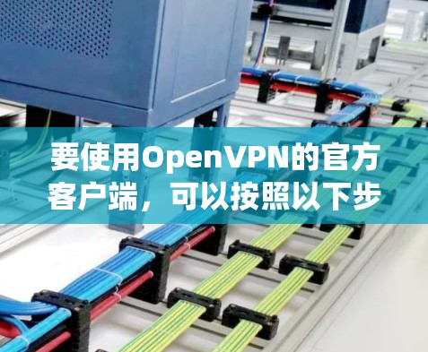 要使用OpenVPN的官方客户端,可以按照以下步骤进行
