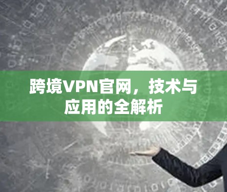 跨境VPN官网，技术与应用的全解析