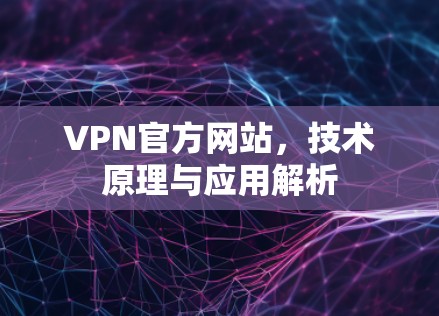 VPN官方网站,技术原理与应用解析