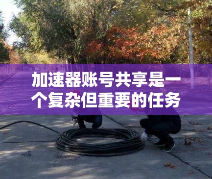 加速器账号共享是一个复杂但重要的任务,需要综合考虑多个方面以确保有效性和安全性。以下是一些关键点和建议