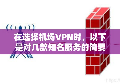 在选择机场VPN时,以下是对几款知名服务的简要分析和推荐,供您根据需求做出选择 在选择机场VPN时,以下是对几款知名服务的简要分析和推荐,供您根据需求做出选择