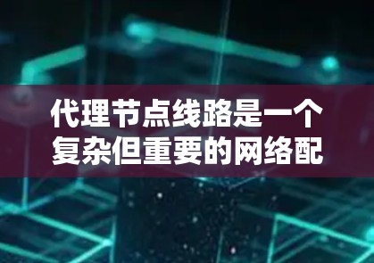 代理节点线路是一个复杂但重要的网络配置，涉及多个方面的考量。以下是对每个问题的详细解答和建议
