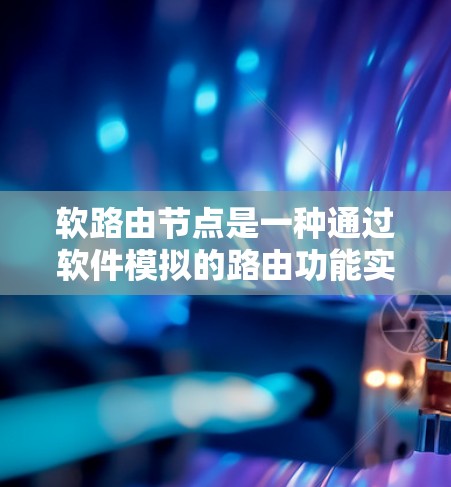 软路由节点是一种通过软件模拟的路由功能实体，它在网络中承担数据转发的任务。与硬路由节点不同，软路由节点通常运行在虚拟化环境或云计算平台上，提供灵活和可扩展的路由解决方案。以下是对软路由节点的详细分析