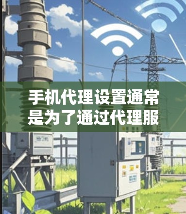 手机代理设置通常是为了通过代理服务器来获取互联网，常见于企业网络或需要使用特定代理服务的情况。以下是设置手机代理的一般步骤