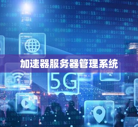 加速器服务器管理系统