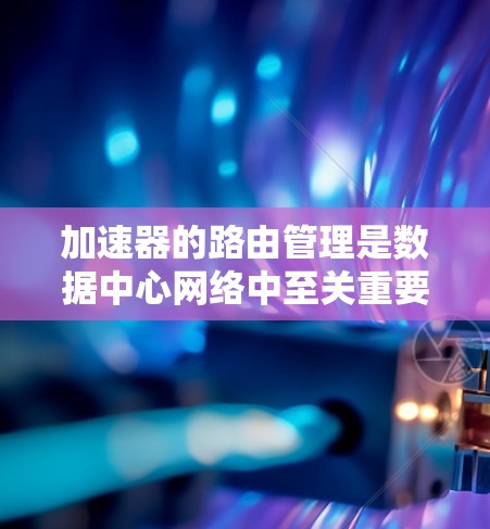 加速器的路由管理是数据中心网络中至关重要的功能,确保网络高效运行。以下是加速器路由管理的详细步骤 加速器的路由管理是数据中心网络中至关重要的功能,确保网络高效运行。以下是加速器路由管理的详细步骤