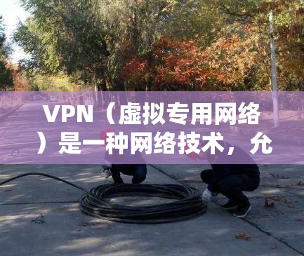 VPN（虚拟专用网络）是一种网络技术，允许用户在公共网络（如互联网）上建立一个安全的、匿名的通道，以访问特定的网络资源或保护敏感数据。以下是一些常用的VPN服务
