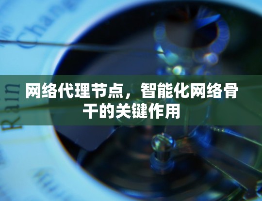 网络代理节点,智能化网络骨干的关键作用 网络代理节点,智能化网络骨干的关键作用