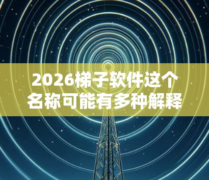 2026梯子软件这个名称可能有多种解释,具体取决于上下文。以下是一些可能的解释 2026梯子软件这个名称可能有多种解释,具体取决于上下文。以下是一些可能的解释