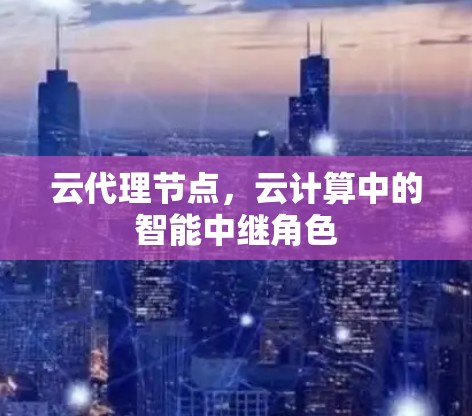 云代理节点，云计算中的智能中继角色