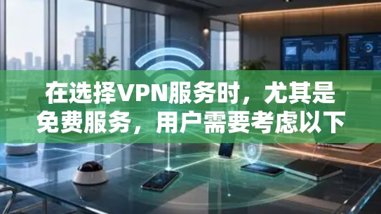 在选择VPN服务时，尤其是免费服务，用户需要考虑以下几点