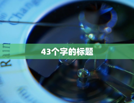43个字的标题