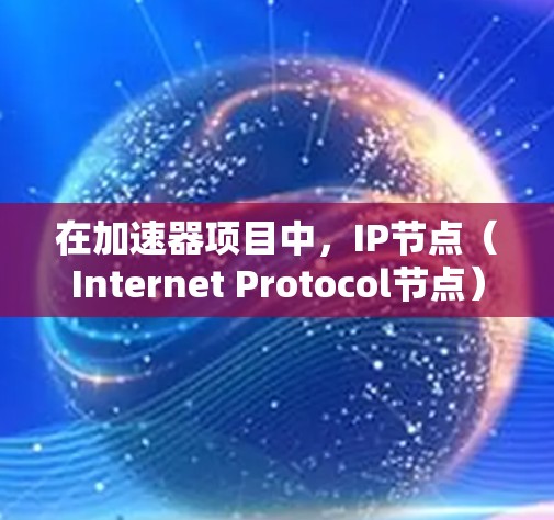 在加速器项目中，IP节点（Internet Protocol节点）扮演着关键角色，负责实现加速器组件之间的通信与控制。以下是关于加速器亚洲IP节点的详细解析