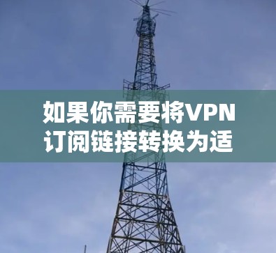 如果你需要将VPN订阅链接转换为适用于不同设备或配置的格式，可以按照以下步骤操作