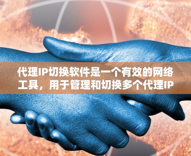 代理IP切换软件是一个有效的网络工具，用于管理和切换多个代理IP地址，以提高网络访问的安全性和速度。以下是使用这种软件的分步指南