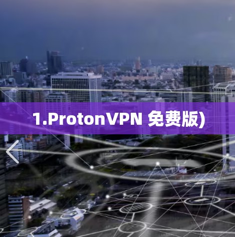 1.ProtonVPN 免费版) 1.ProtonVPN 免费版)