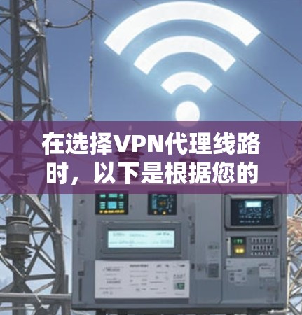 在选择VPN代理线路时,以下是根据您的需求和考虑因素整理出的建议 在选择VPN代理线路时,以下是根据您的需求和考虑因素整理出的建议