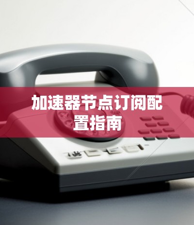 加速器节点订阅配置指南 加速器节点订阅配置指南
