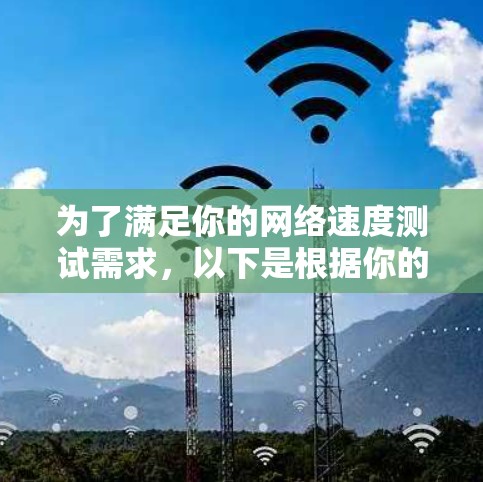 为了满足你的网络速度测试需求,以下是根据你的需求和思考过程整理出的解决方案 为了满足你的网络速度测试需求,以下是根据你的需求和思考过程整理出的解决方案