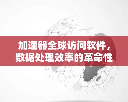加速器全球访问软件，数据处理效率的革命性解决方案