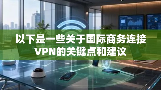 以下是一些关于国际商务连接VPN的关键点和建议