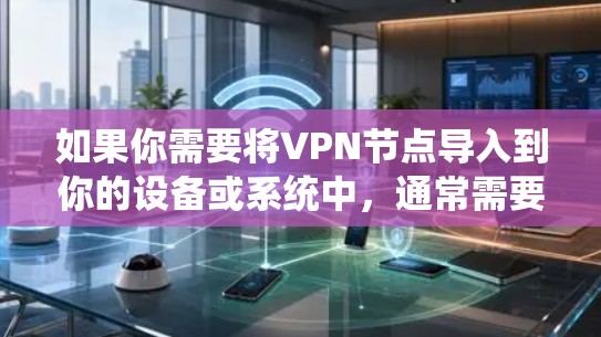 如果你需要将VPN节点导入到你的设备或系统中,通常需要使用VPN客户端软件,并按照提供的配置文件或步骤进行操作。以下是一些常用的VPN导入工具和方法 如果你需要将VPN节点导入到你的设备或系统中,通常需要使用VPN客户端软件,并按照提供的配置文件或步骤进行操作。以下是一些常用的VPN导入工具和方法