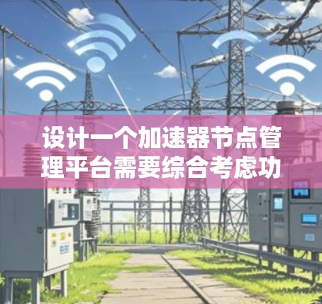设计一个加速器节点管理平台需要综合考虑功能、架构、技术选型、部署环境和用户需求。以下是一个结构化的解决方案