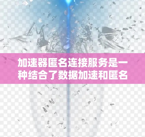 加速器匿名连接服务是一种结合了数据加速和匿名化连接的网络解决方案,旨在通过中继服务器加快数据传输速度,同时保护用户隐私。以下是对这一服务的详细分析和总结 加速器匿名连接服务是一种结合了数据加速和匿名化连接的网络解决方案,旨在通过中继服务器加快数据传输速度,同时保护用户隐私。以下是对这一服务的详细分析和总结