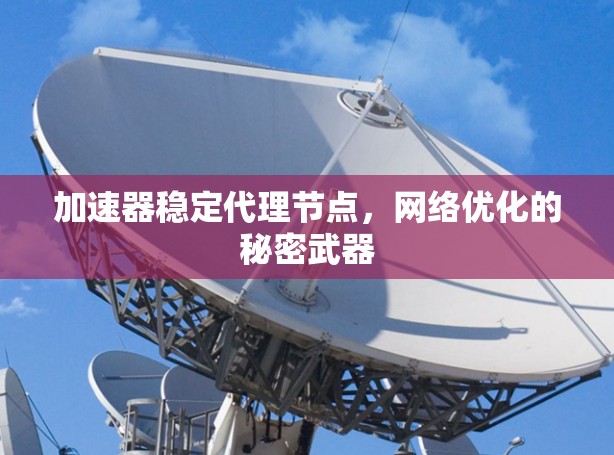 加速器稳定代理节点，网络优化的秘密武器
