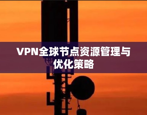 VPN全球节点资源管理与优化策略
