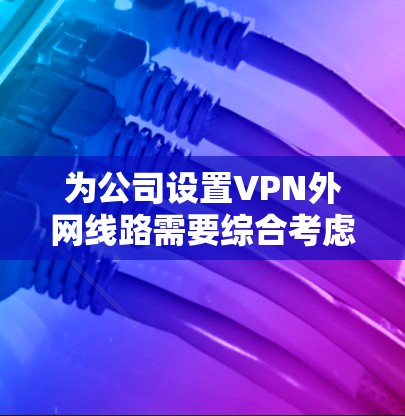 为公司设置VPN外网线路需要综合考虑安全性、稳定性、成本效益和用户体验等多个因素。以下是分步的解决方案